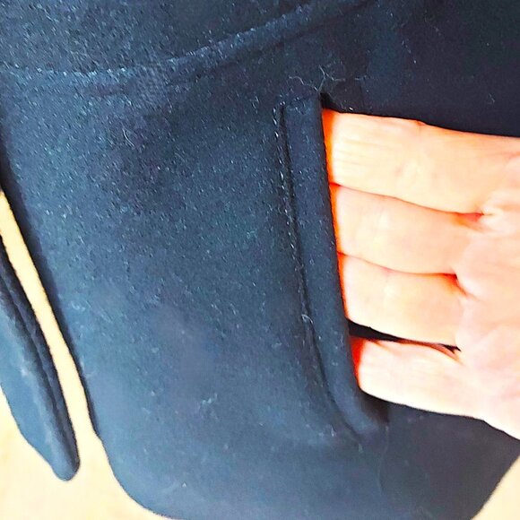 Kenneth Cole Double Breasted Pea Jacket - Size 4 - Picture 10 of 17